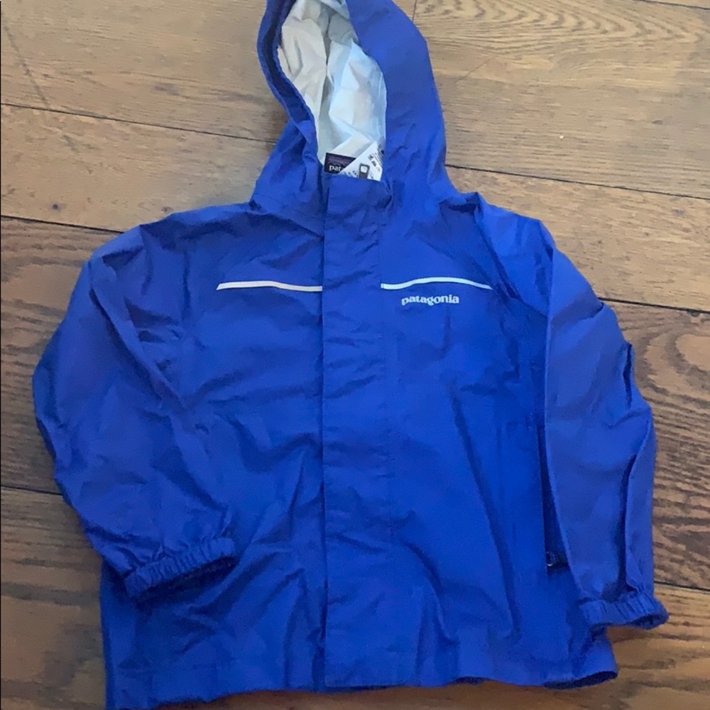 Patagonia Blue H2NO Torrentshell Rain Jacket 2T